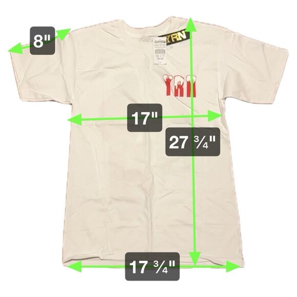 NWT Yung Rich Nation Migos YRN Men’s S Offset Cook Up White Graphic T-Shirt - Picture 6 of 6